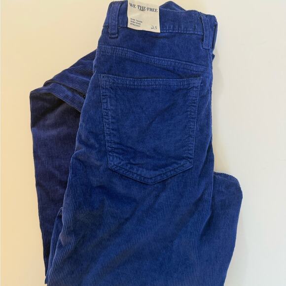 We The Free Risk Taker Cord High Rise Straight Corduroy Pant SZ 25 NWT - Picture 5 of 7